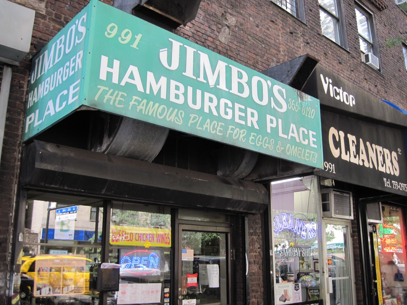 Mitch Broder's Vintage New York Jimbo's Hamburger Place An Atmosphere